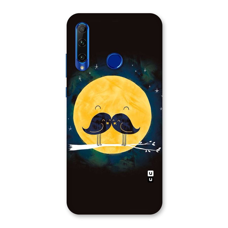 Bird Moustache Back Case for Honor 20i