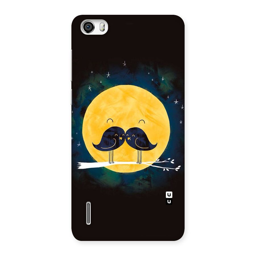 Bird Moustache Back Case for Honor 6