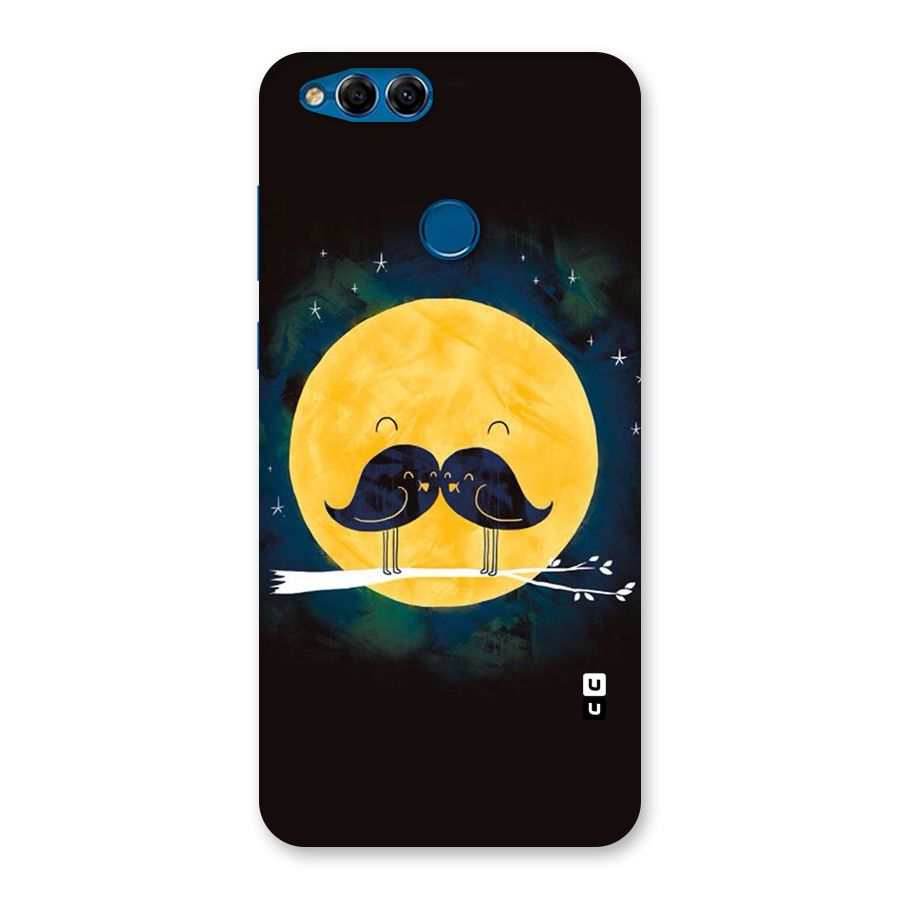 Bird Moustache Back Case for Honor 7X