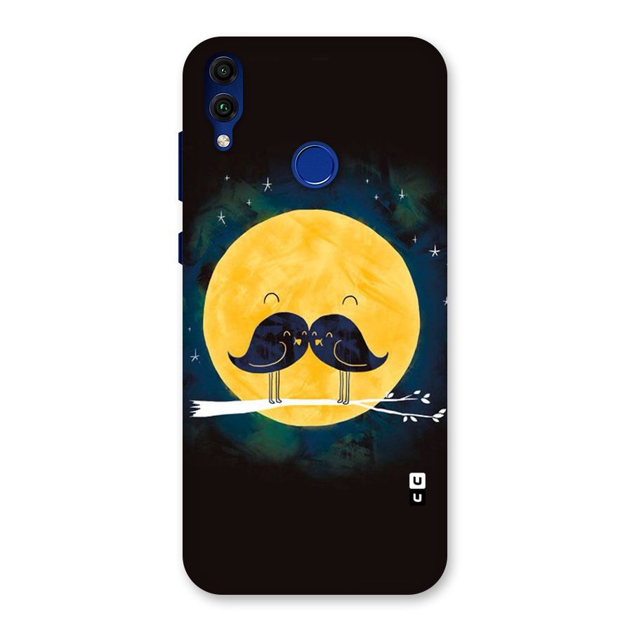 Bird Moustache Back Case for Honor 8C