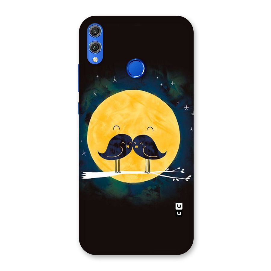 Bird Moustache Back Case for Honor 8X