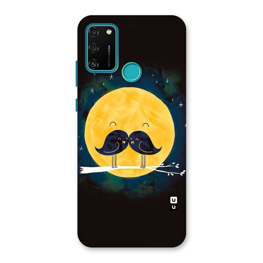 Bird Moustache Back Case for Honor 9A