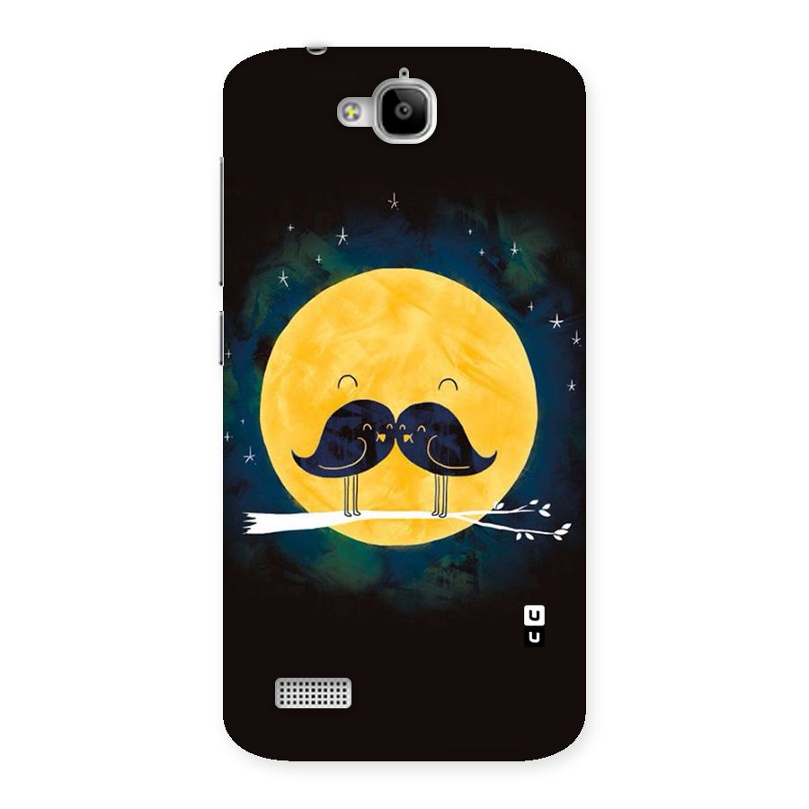 Bird Moustache Back Case for Honor Holly