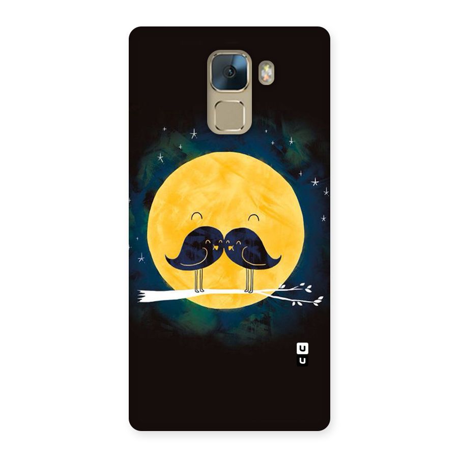 Bird Moustache Back Case for Huawei Honor 7