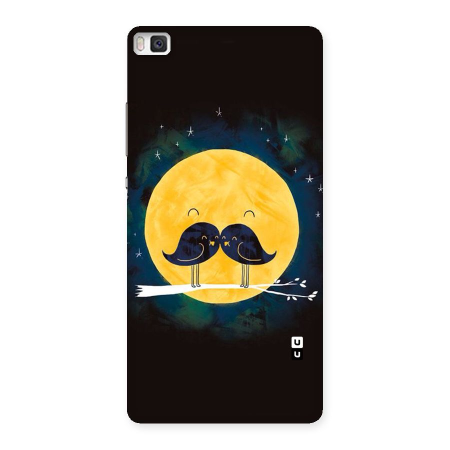 Bird Moustache Back Case for Huawei P8