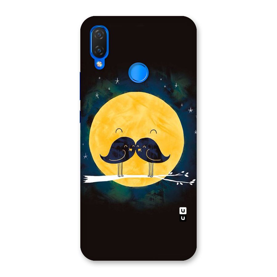 Bird Moustache Back Case for Huawei P Smart+
