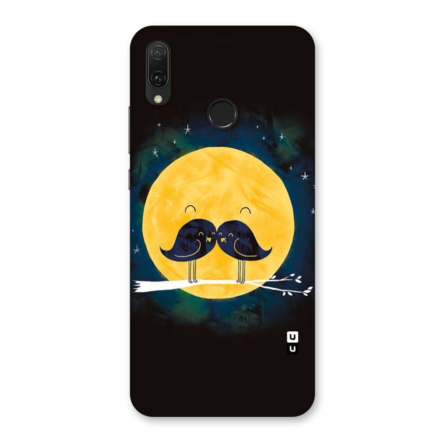 Bird Moustache Back Case for Huawei Y9 (2019)