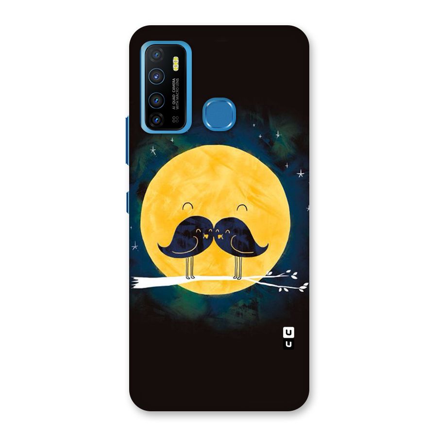 Bird Moustache Back Case for Infinix Hot 9
