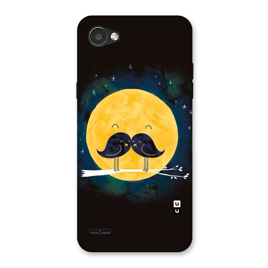 Bird Moustache Back Case for LG Q6