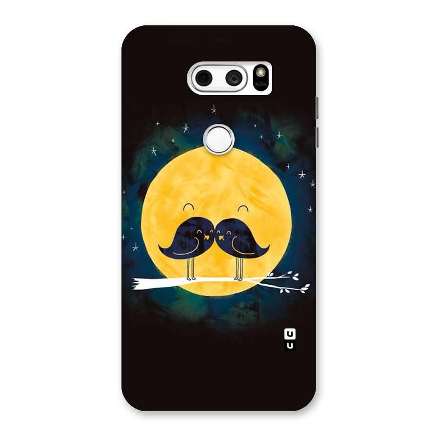 Bird Moustache Back Case for LG V30