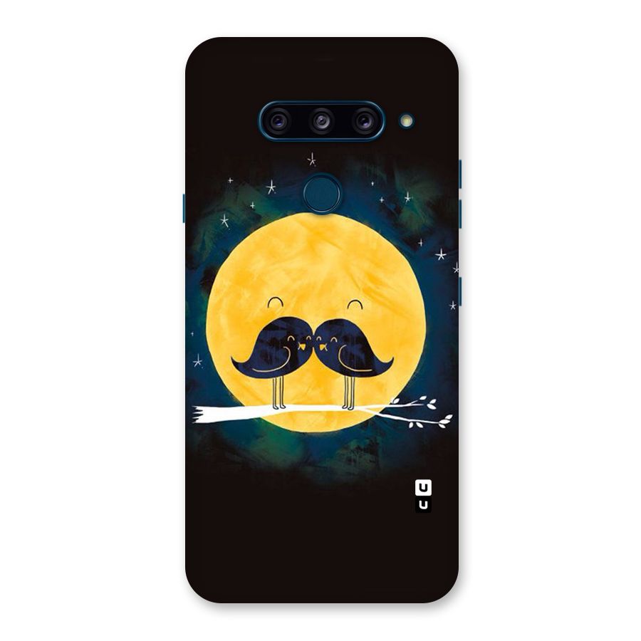 Bird Moustache Back Case for LG  V40 ThinQ