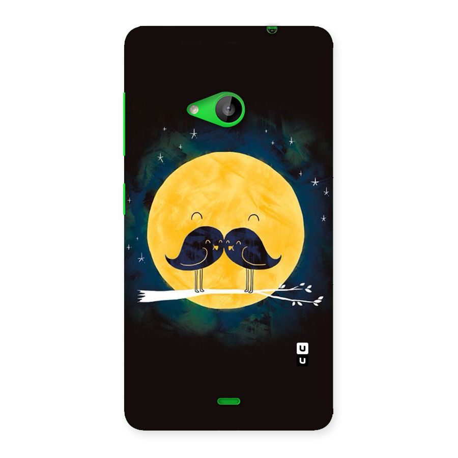 Bird Moustache Back Case for Lumia 535