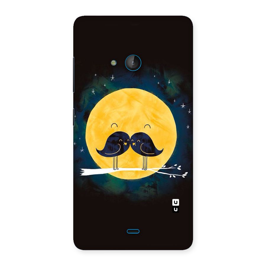 Bird Moustache Back Case for Lumia 540