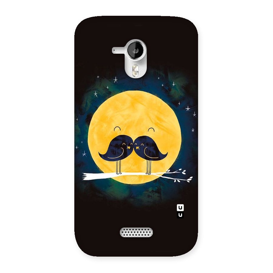 Bird Moustache Back Case for Micromax Canvas HD A116