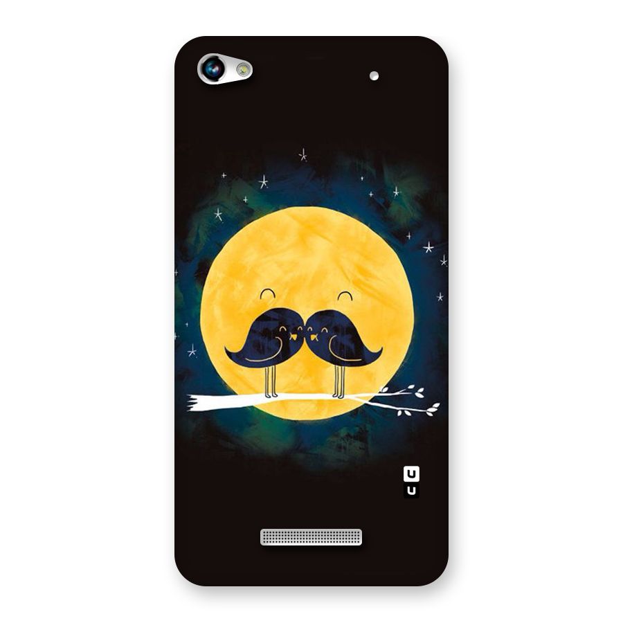 Bird Moustache Back Case for Micromax Hue 2