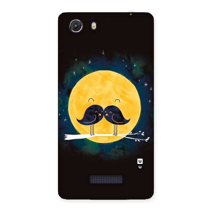 Bird Moustache Back Case for Micromax Unite 3