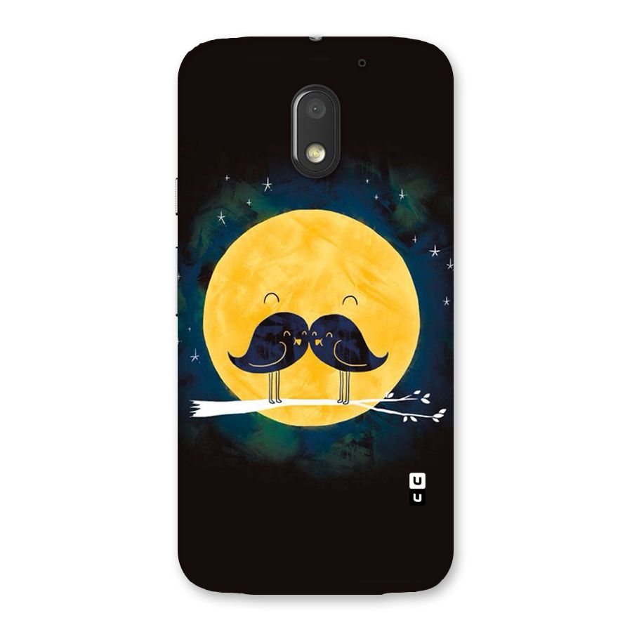 Bird Moustache Back Case for Moto E3 Power