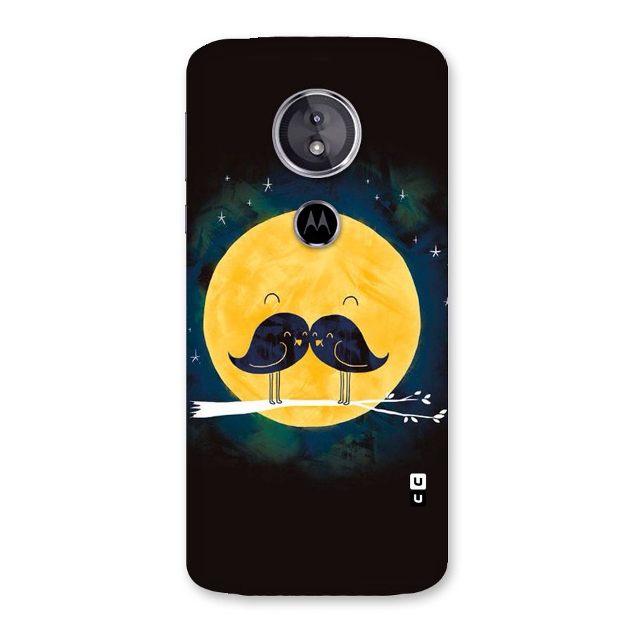 Bird Moustache Back Case for Moto E5