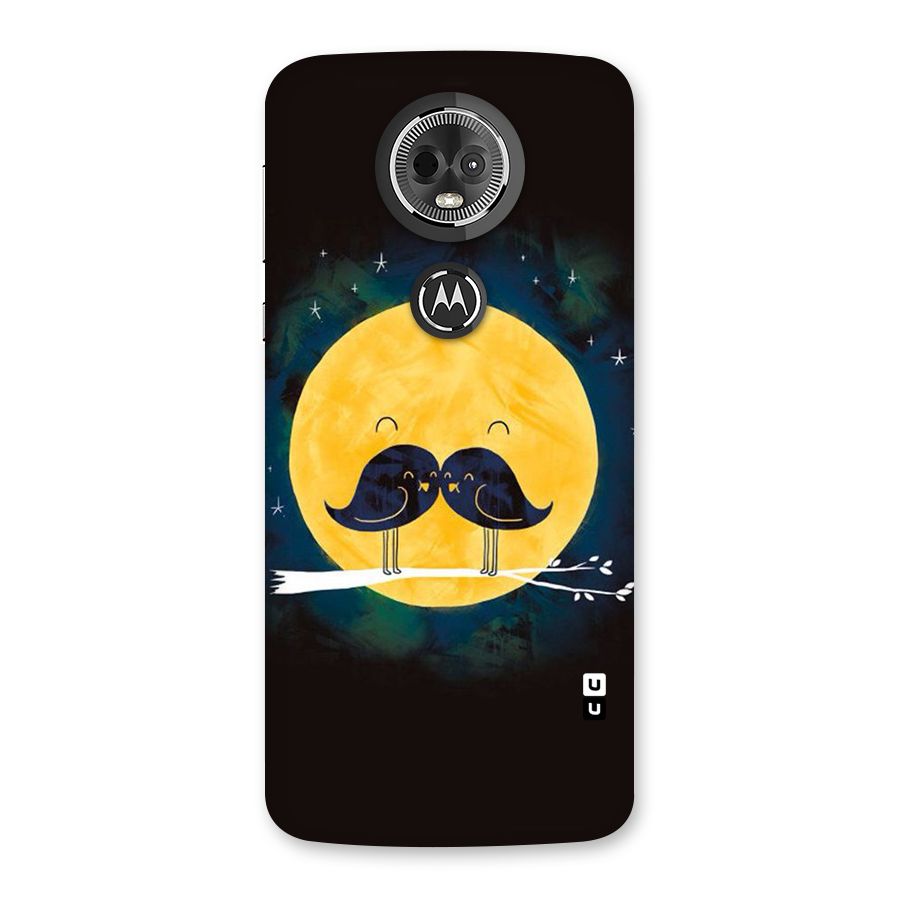 Bird Moustache Back Case for Moto E5 Plus