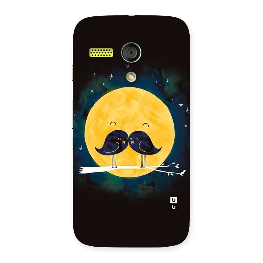 Bird Moustache Back Case for Moto G