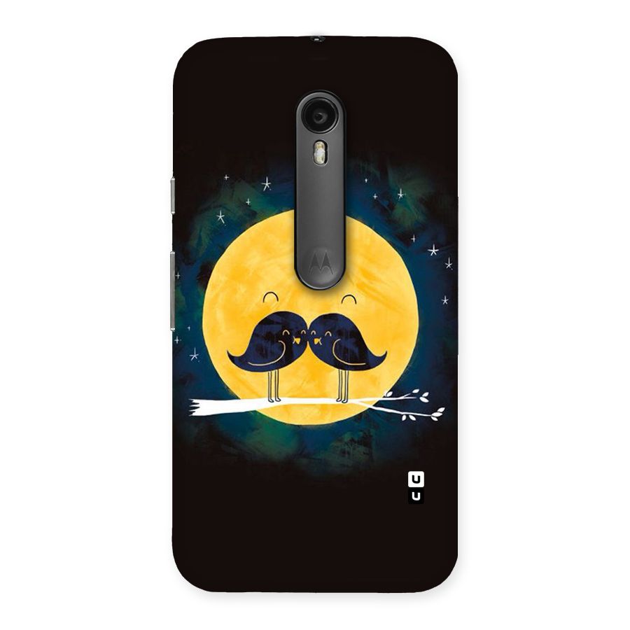 Bird Moustache Back Case for Moto G3