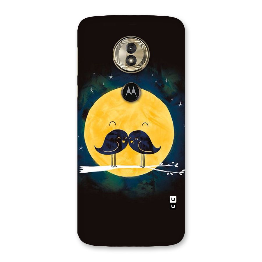 Bird Moustache Back Case for Moto G6 Play