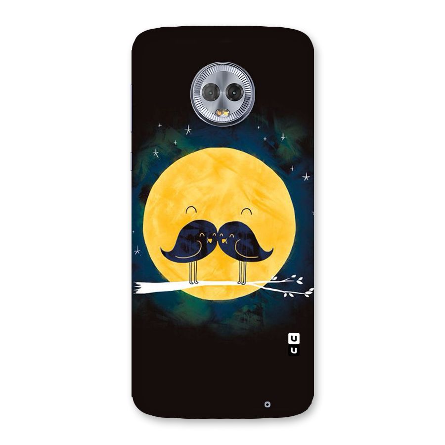 Bird Moustache Back Case for Moto G6 Plus