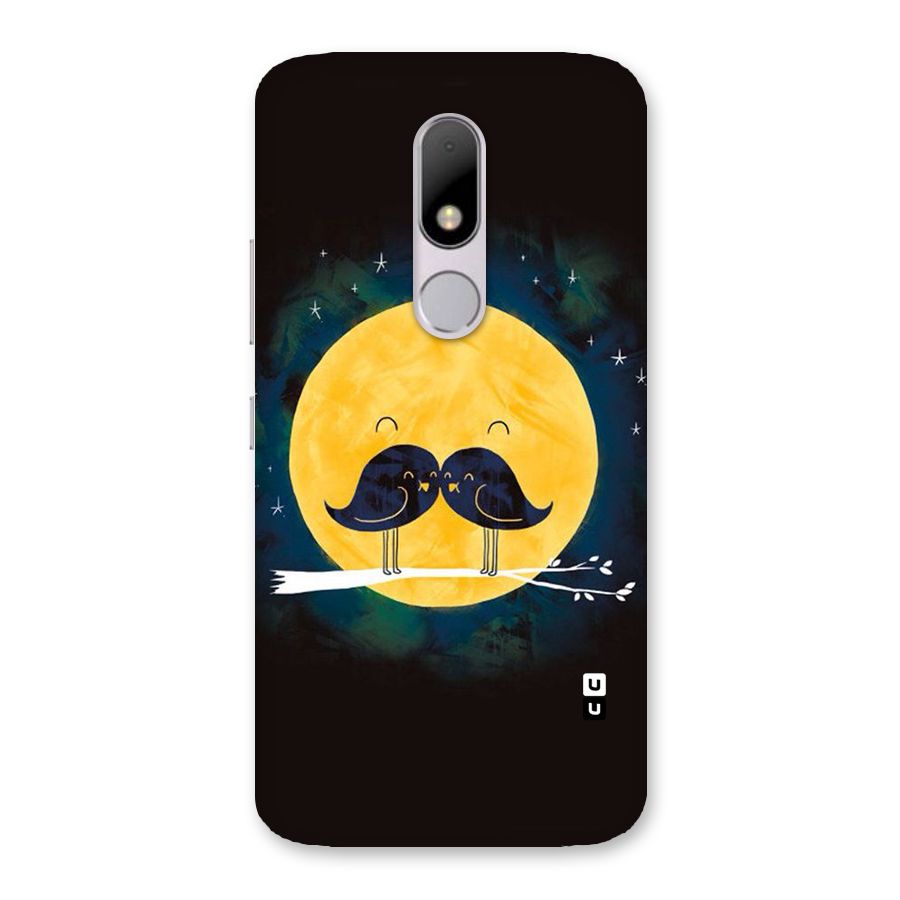 Bird Moustache Back Case for Moto M