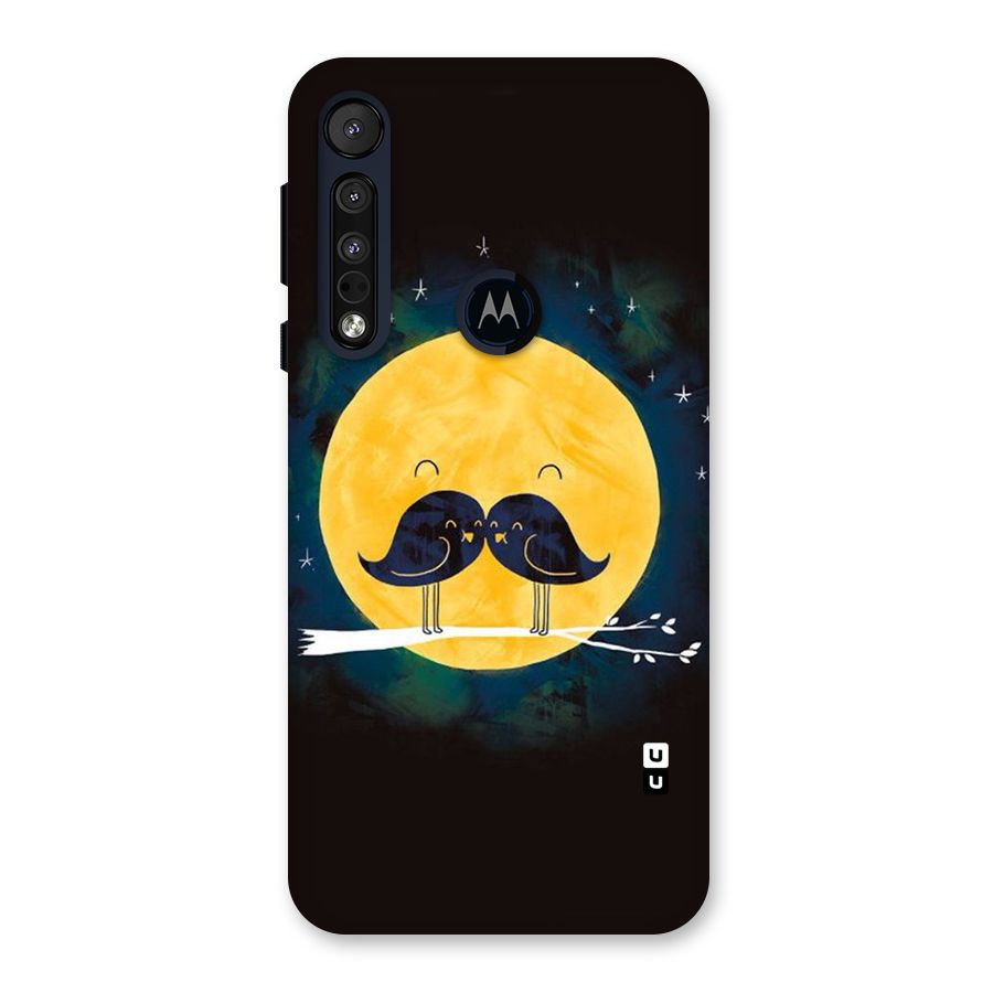 Bird Moustache Back Case for Motorola One Macro
