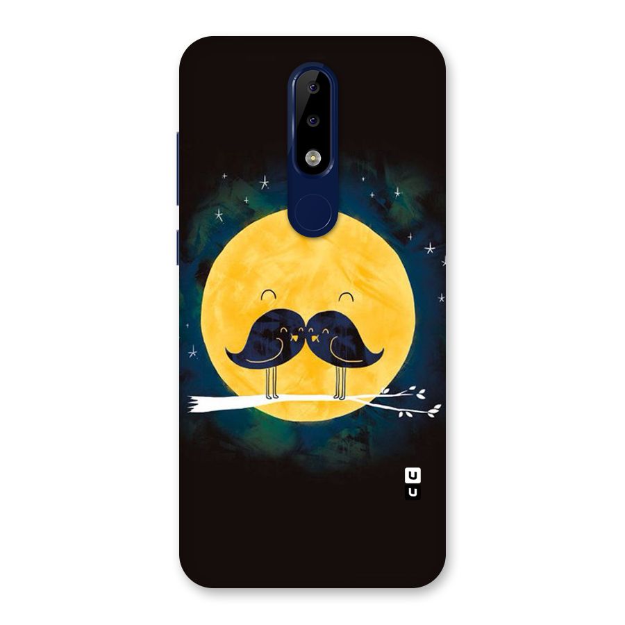 Bird Moustache Back Case for Nokia 5.1 Plus