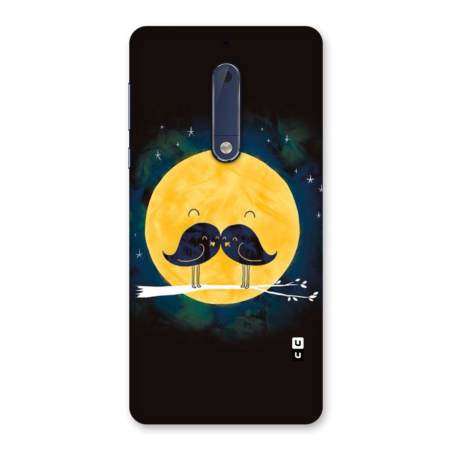 Bird Moustache Back Case for Nokia 5