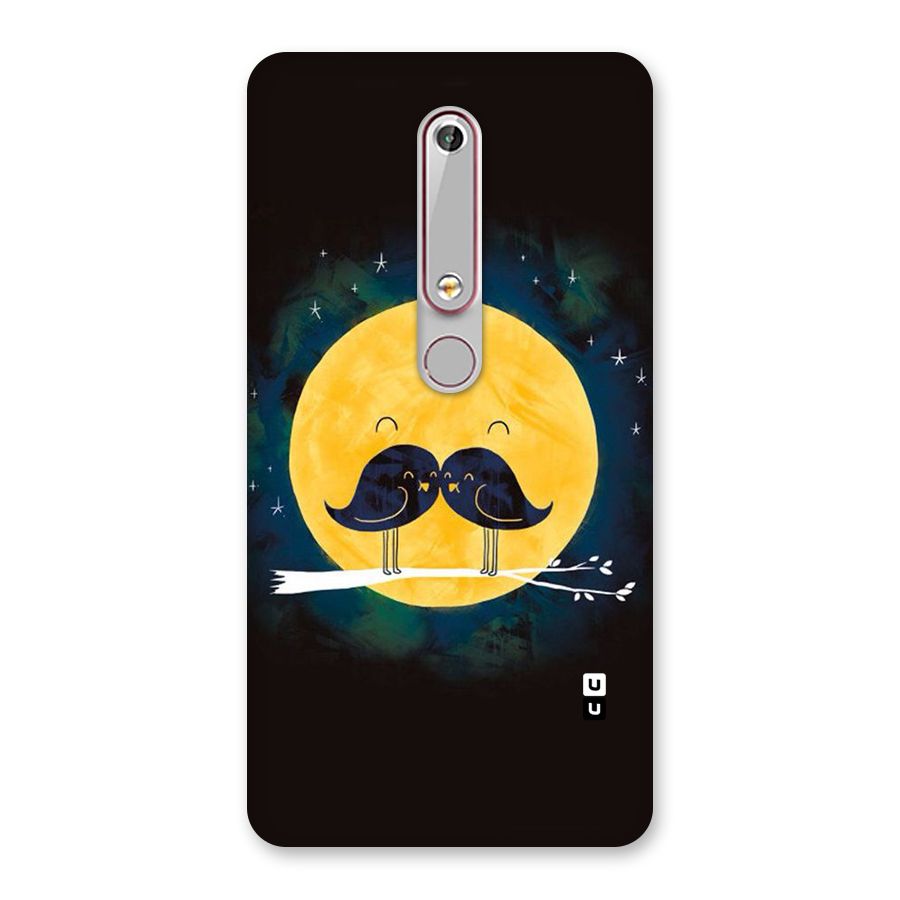 Bird Moustache Back Case for Nokia 6.1