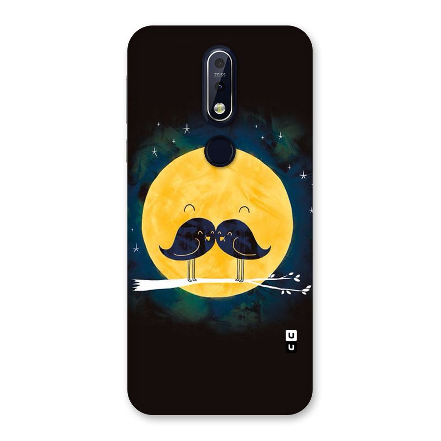 Bird Moustache Back Case for Nokia 7.1