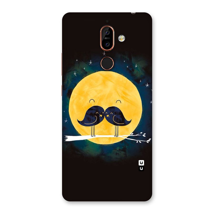 Bird Moustache Back Case for Nokia 7 Plus