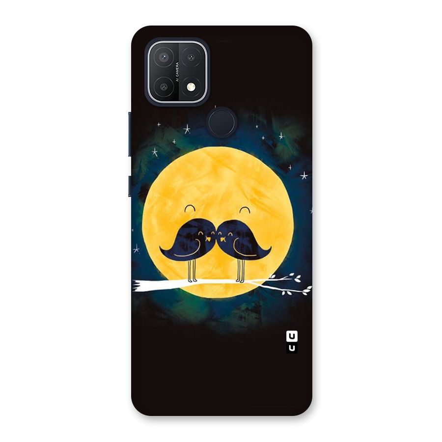 Bird Moustache Back Case for Oppo A15s
