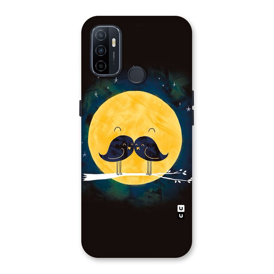 Bird Moustache Back Case for Oppo A32