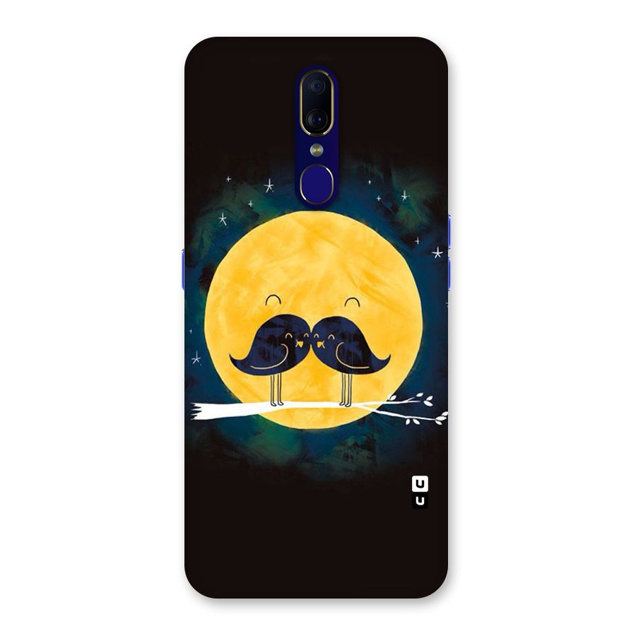 Bird Moustache Back Case for Oppo A9
