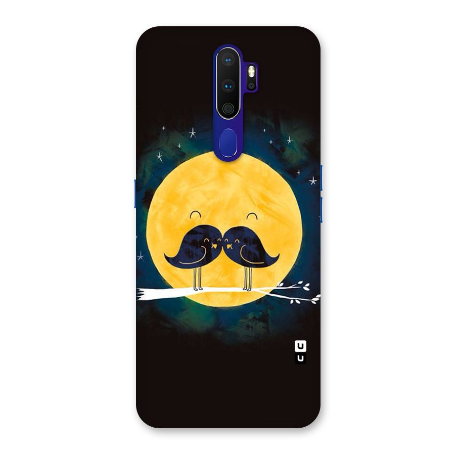 Bird Moustache Back Case for Oppo A9 (2020)