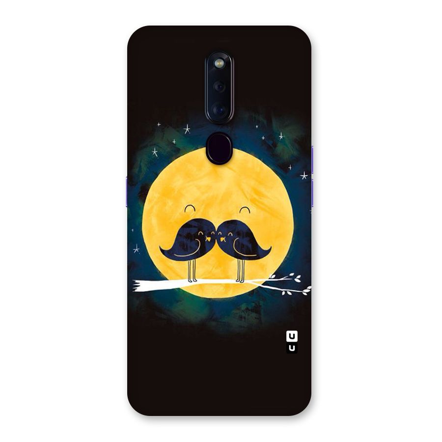 Bird Moustache Back Case for Oppo F11 Pro