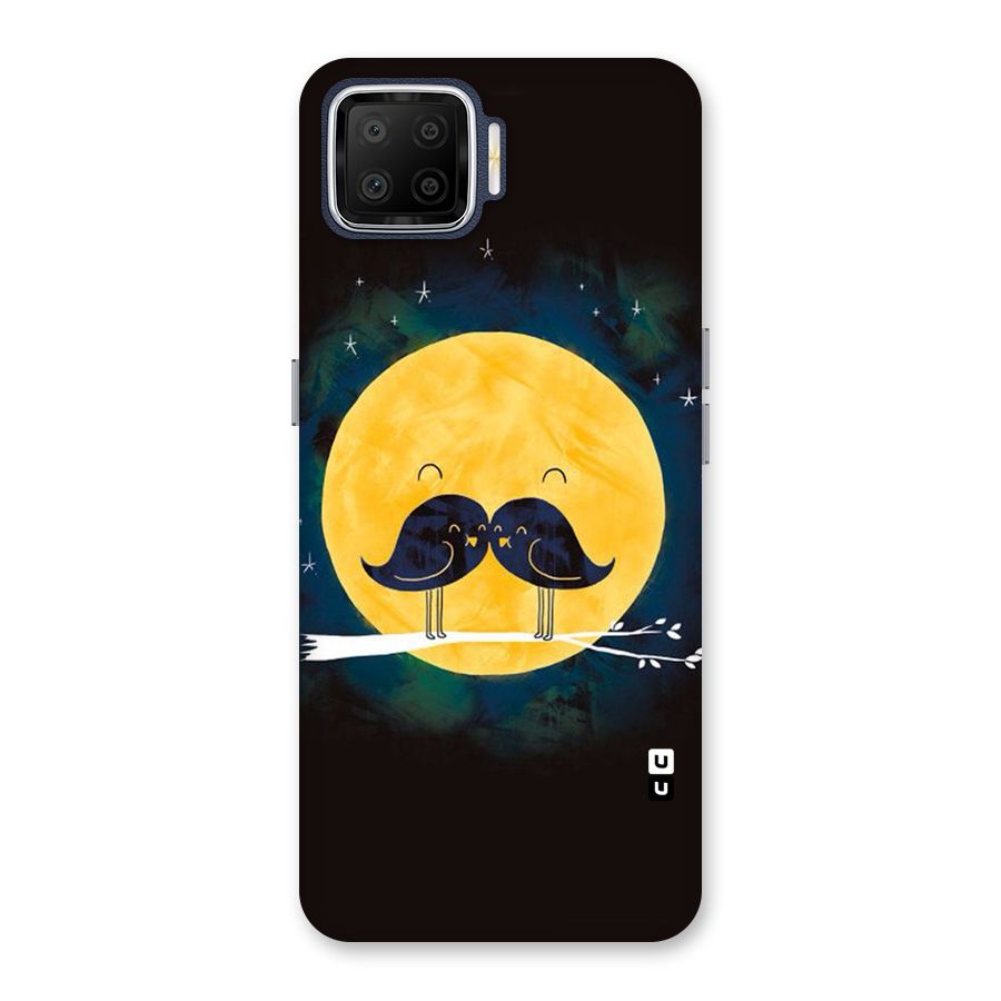 Bird Moustache Back Case for Oppo F17