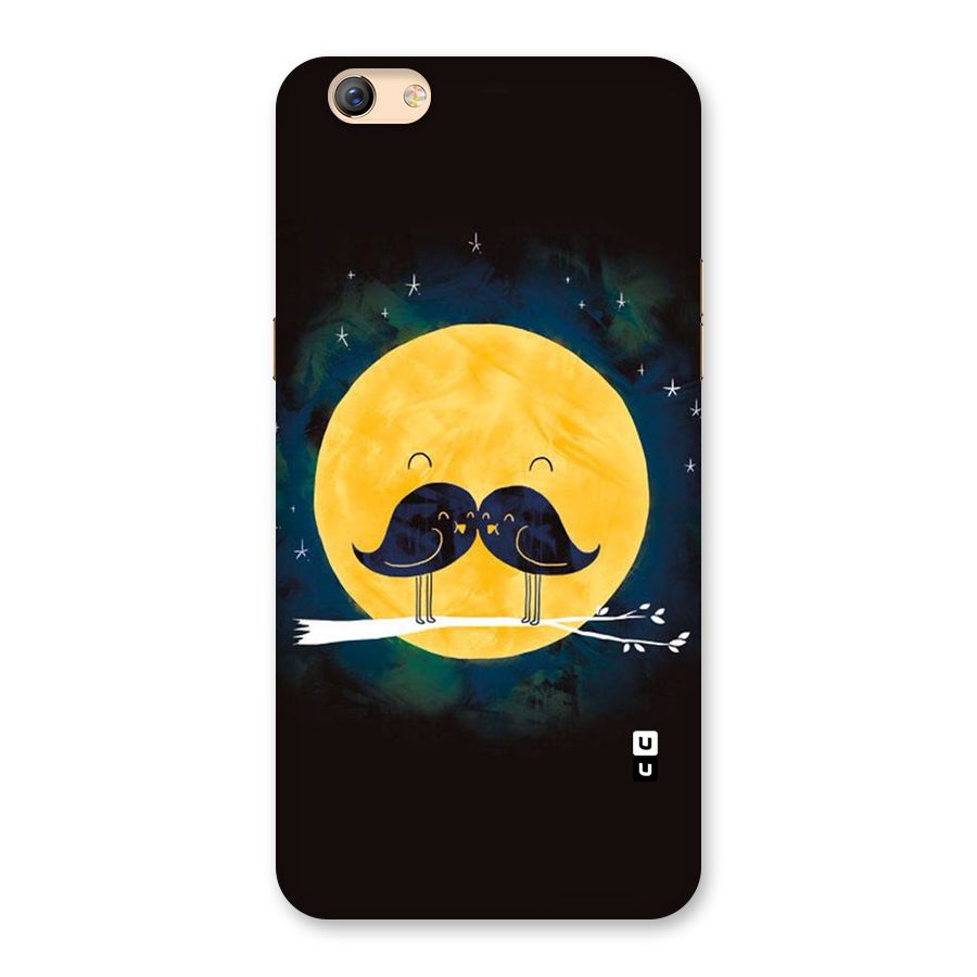 Bird Moustache Back Case for Oppo F3 Plus