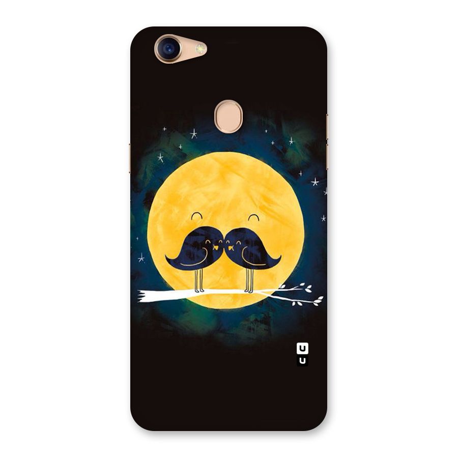 Bird Moustache Back Case for Oppo F5