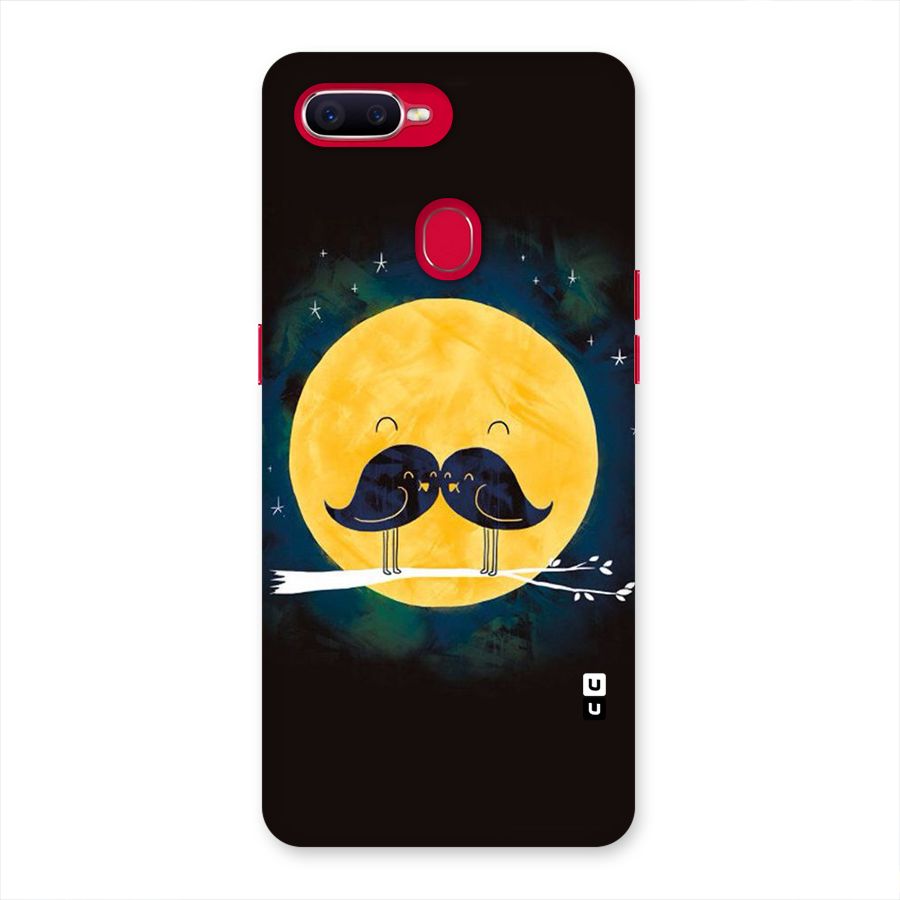 Bird Moustache Back Case for Oppo F9 Pro