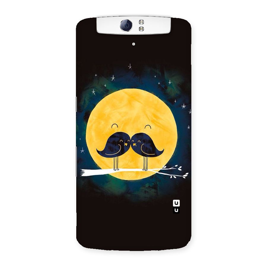 Bird Moustache Back Case for Oppo N1