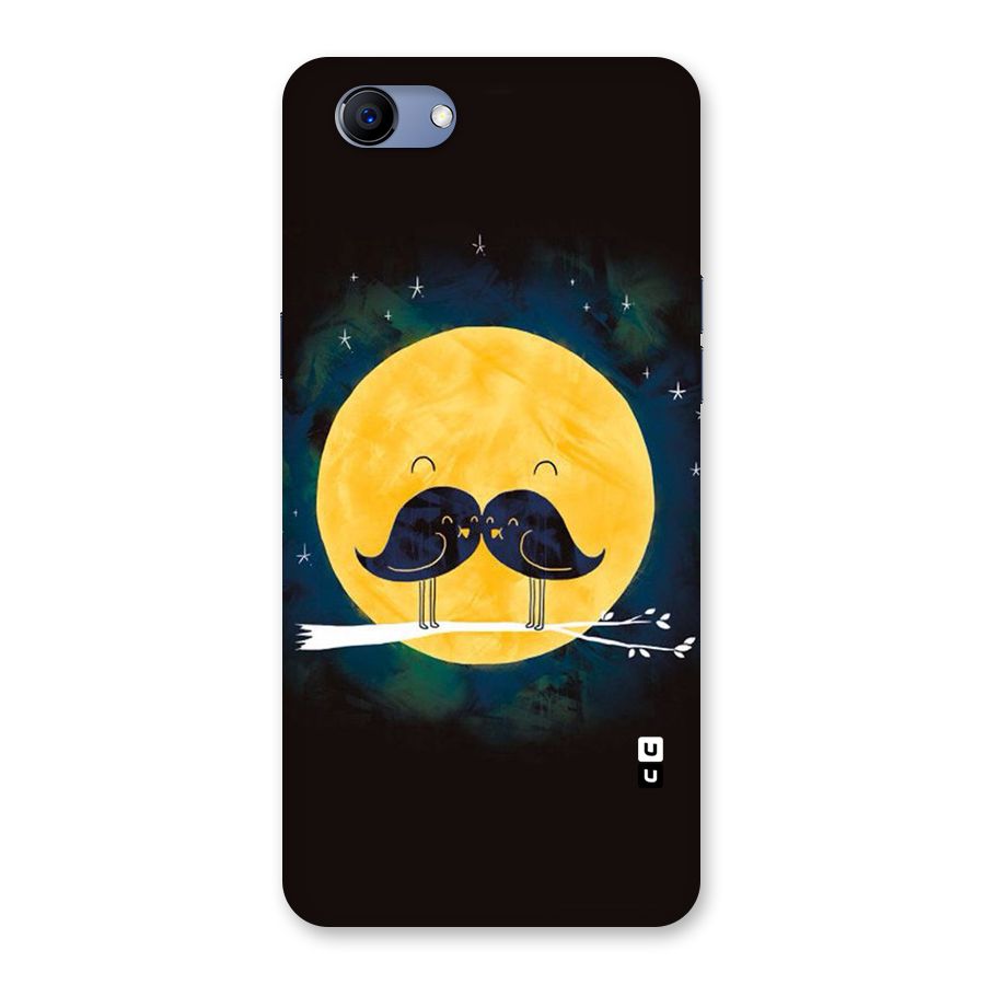 Bird Moustache Back Case for Oppo Realme 1