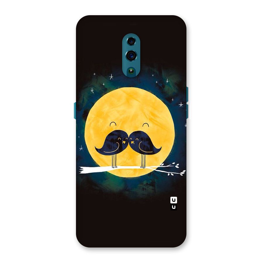 Bird Moustache Back Case for Oppo Reno