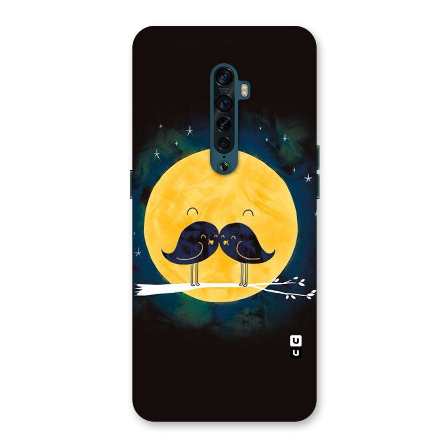 Bird Moustache Back Case for Oppo Reno2