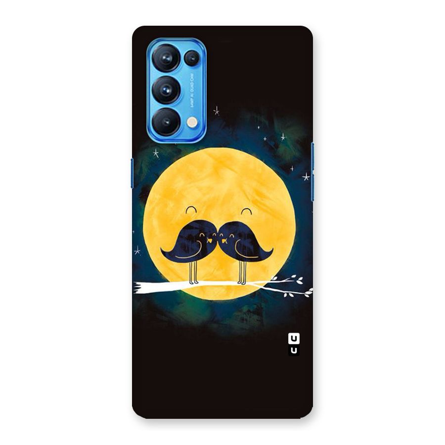 Bird Moustache Back Case for Oppo Reno5 Pro 5G
