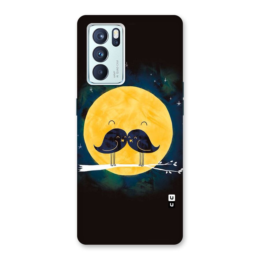 Bird Moustache Back Case for Oppo Reno6 Pro 5G
