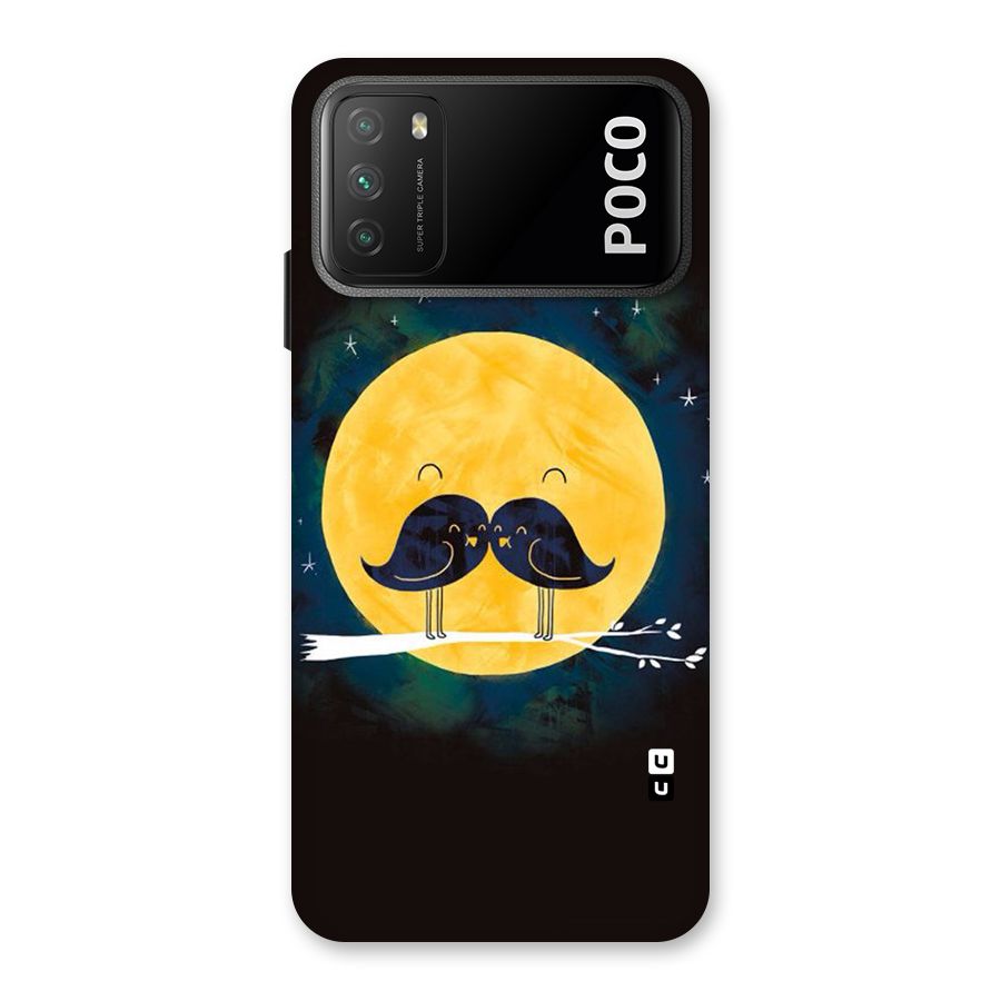 Bird Moustache Back Case for Poco M3